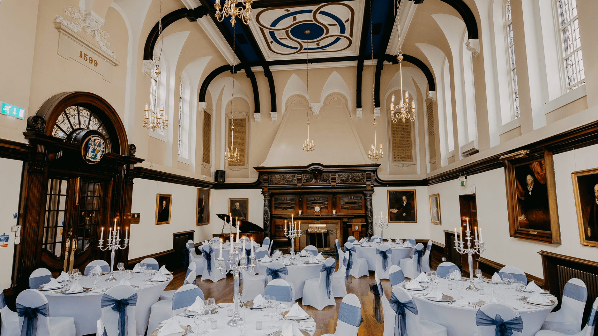 College Hall dressed by 1599